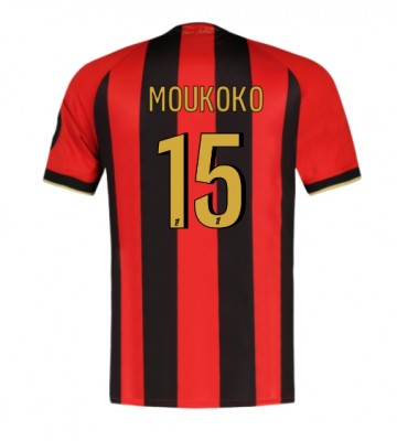 OGC Nice Youssoufa Moukoko #15 Replika Hjemmebanetrøje 2024-25 Kortærmet